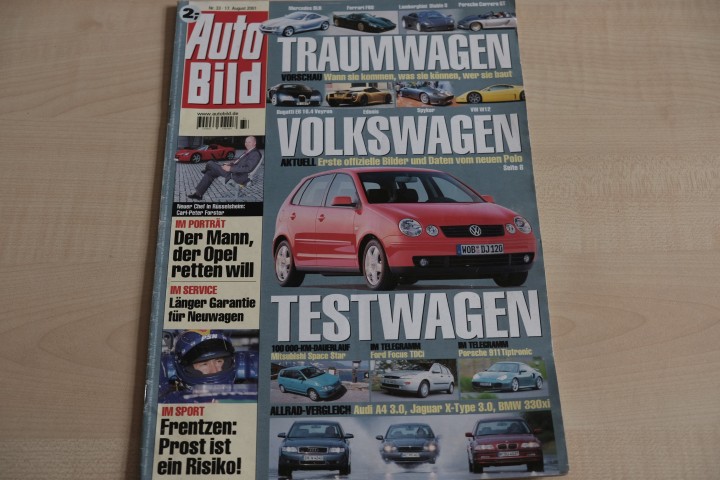 Deckblatt Auto Bild (33/2001)